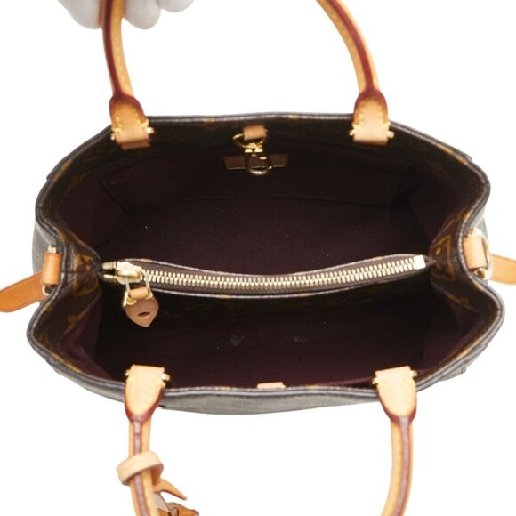 LOUIS VUITTON Brown Monogram Leather Shoulder Bag - Picture 10 of 13